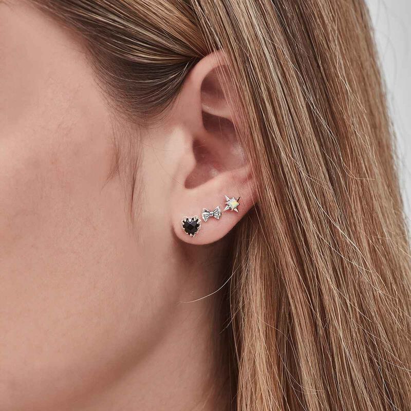 Stolen Girlfriends Club Gothic Star Flat Back Earring - Single image number 1